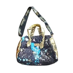 Justice Girl's Splatter Print Duffle Bag